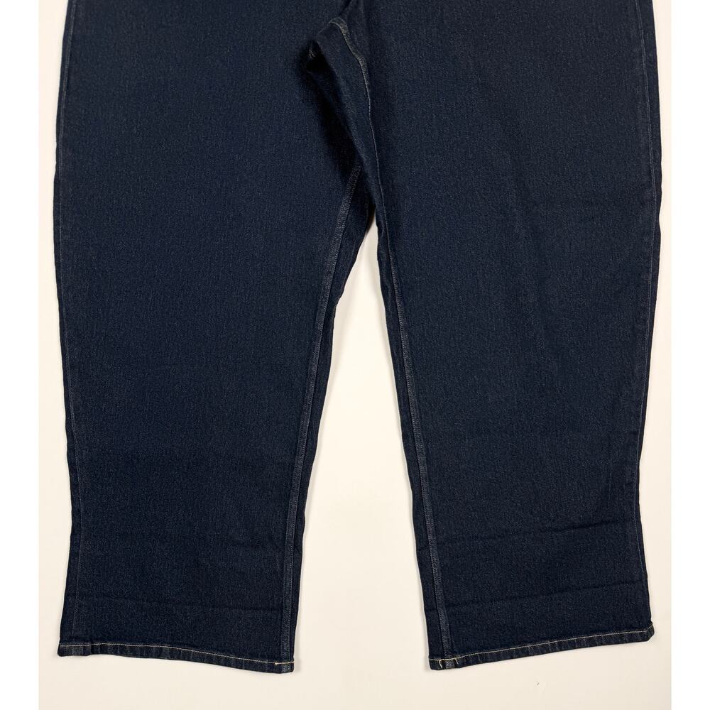 Spanx Cuffed Horseshoe Jeans in Marina Blue 3X High Rise Casual Wardrobe Basics - Picture 7 of 14